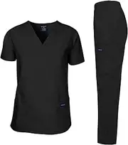 Dagacci Scrubs Medical Uniform Men Scrubs Set Medical Scrubs Top and Pants