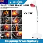 220V 275W Floor Stand Infrared Heat Lamp Therapy IR Temperatur Pain Relief Light