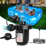 Electric Air Pump for Inflatable,Portable Air Mattress Pump,Quick Fill Electric