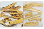 Blue Grenadier fish fillet jerky 1kg & shark cartilage 1kg bags Free postage