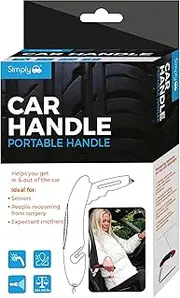 Simply Auto CH01 Universal Car Door Handle, Portable Mobility Aid Standing Support, Non-slip Grip, LED Flash Torch, Seat Belt Cutter, Window Breaker, Strong and Durable Design, Easy to Use