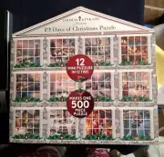 THOMAS KINKADE 12 Days Of Christmas PUZZLE 12 Mini Puzzles in 12 TINS