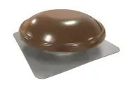 GAF Master Flow 1250 CFM Brown Power Roof Mount Attic Fan - 18ERV05BRBG