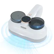 Advwin Cordless Mite Cleaner, Dust Mite Vacuum with UV Sterilisation & Ultrasonic, 9000Pa Portable Dust Mite Vacuum Suction for Bed/Mattress/Pet Hair - Washable HEPA Filter
