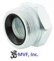 Dixon Boss Ground Joint Female Spud Wing Nut Thread x 1" Female NPT Polymer GB13