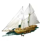 1:100 Harvey Wooden Sailing Boat Model DIY Kit Ship Assembly Decor BE