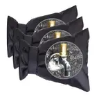 Tap Cover 3 Pcs Anti Freeze Black Insulation Straps Fixing Waterproof Brand New