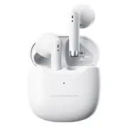 True Wireless Earbuds White Bluetooth 5.3 with Microphone for Working Out Noi...