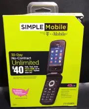 ZTE Z232TL Black Flip Phones for TracFone