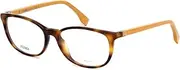 [FENDI] ff 0010 - 7SL, Designer Eyeglasses Caliber 51, Havana Ochre, 51/16/135