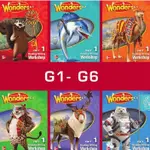 美國加州WONDERS READING WRITING WORKSHOP GRADE1~GRADE6 一套六本 實體教材