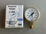 Wika 8611050 Pressure Gauge 2" Face Steel Case 400 PSI 1/4" NPT LM