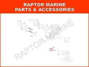 Valve push rod (2 PCS) for YAMAHA 4 stroke 4/5/6 HP outboard PN 6EE-E2154-00