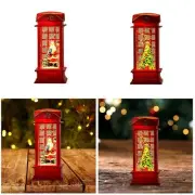 Christmas Snow Globe Lantern Lighted Snow Globes for Office Bedroom Indoor