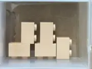 LEGO Parts - Light Nougat Brick 1 x 2 - No 3004 - QTY 5