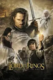 Lord of the Rings: Return of the King Poster Print (Fantasy Movie Art) 4" x 6"