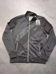 VTG NWT Triple Five Soul Track Jacket Mens L Full Zip Army Green Sports