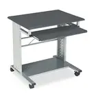 Mayline� Empire Mobile PC Cart, 29-3/4w x 23-1/2d x 29-3/4h, Anthracite