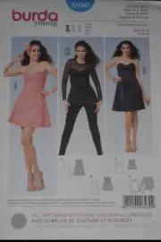 Special Occasion Dress Size 6-20 Young Burda 6930 Sewing Pattern