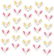 40pcs Plush Bunny Ears Decor Hair Bunny Ears Hair Clips Fluffy Rabbit Kit Make Charm Accessory Material Small Has DIY Easter Making Fabric Costume Accessories Plush