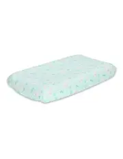 [The Peanutshell] Little Llama Cotton Bassinet Sheet 40x80cm 2 Piece in Green