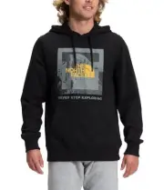 The North FaceLong-Sleeve Recycled Climb Graphic Fleece Pull-Over Hoodie,Black-S