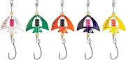 Fishing Spinner Baits, Angling Lures for Saltwater, Lightweight Rustproof Fishing Lure Spinner Bait for Freshwater and Saltwater