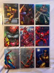 1994 & 1995 Flair Fleer LOT | Wolverine, Deadpool, Spiderman, Gambit, Carnage