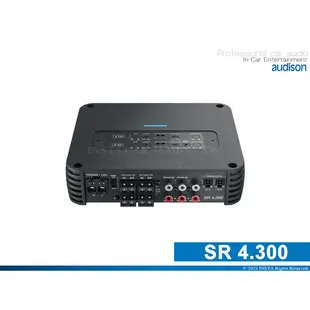 音仕達汽車音響 AUDISON 義大利 SR 4.300 4聲道擴大機 內建分音器 四聲道 擴大器 Prima系列