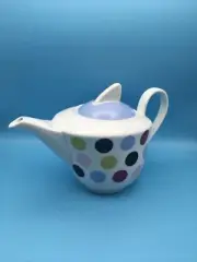 Villeroy Boch 5cup Teapot/Coffee W/Lid “Wonderful World” Germany Porcelain White