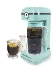 Nostalgia CLIT3PLSAQ Classic Retro 3-Quart Iced Tea & Coffee Brewing System