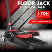 New 3 Ton Low Profile Trolley Jack Hydraulic Floor Car Lifter Dual Pump +S