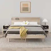 Bedside Tables 2pcs Black Engineered Wood, Nightstand Table Set with Drawers & Wooden Legs for Bedroom, Living Room Furniture, Night Storage Station