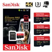SanDisk Extreme Pro MicroSD Card 128GB 256GB 512GB 1TB Memory Card GoPro A2 V30