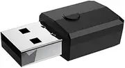 USB Bluetooth 5.0 Transmitter Receiver, 4-in-1 Mini Wireless Audio Adapter, 3.5mm Bluetooth AUX Adapter for TV PC Headphones Speakers Car/Home Stereo System