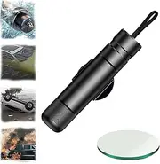 2024 Upgraded Safe Hammer Glass Breaker Under Water, Car Window Breaker Tool, Breeker Brand Glass Breaker, Essential Window Breaking Tool (Black)