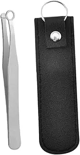 1Set Nose Hair Tweezers Precision Trimmer Tool for Gentle Grooming Safe Head Design Durable and Easy to Use Hair Removal Tool Includes