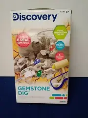 Discovery Gemstone Dig Uncover 6 Real Gemstones & 3 Excavation Tools