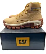 Caterpillar Invader Hi ST ASTM Mens 10.5 Steel Toe Work Boot Honey Reset P91286