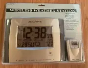 NIB NEW Acurite Wireless Weather Station Remote Sensor Jumbo 10” LCD Alarm Clock