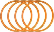 Compatible With McLaren Artura Car Wheel Hub Protective Ring Wear-resistant Decoration Parts Tire Anti-leakage Anti-collision Rubber Strip(Orange)