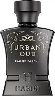 H HABIBI Urban Oud Arabian Cologne for Men, Elixir Edition Eau De Parfum Spray (2.5 Oz) Long Lasting Perfume For Men, With Woody Oud & Citrus Notes, Premium Fragrance