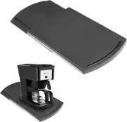 Kitchen Appliance sliding tray for coffee maker/kitchen caddy Black