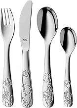 Silit Trend Children's Bed Set 4 Pieces Children's Cutlery Stainless Steel Children's Cutlery from 3 Years Polished Cromargan Universal Packaging