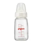 【PIGEON 貝親】一般口徑母感玻璃奶瓶（120ML）白色