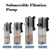 4-in-1 Fish Tank Filter Internal Aquarium Water Pump With Sponges, 500-1500L/H