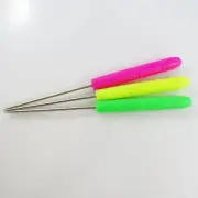 Awl Pricker Sewing Tool 3pc set Plastic Handle Mixed Colour Stitching Craft