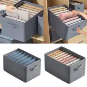 Stackable Clothing Storage Box 7/9 Grids Wardrobe Clothes Storage Box Home