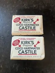 Kirk's Original Coco Castile Soap 4 oz, 2 Bars