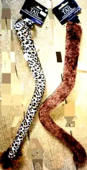 monkey or leopard tail furry animal costume accessory halloween